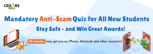 Mandatory Anti-Scam Quiz for All New Students